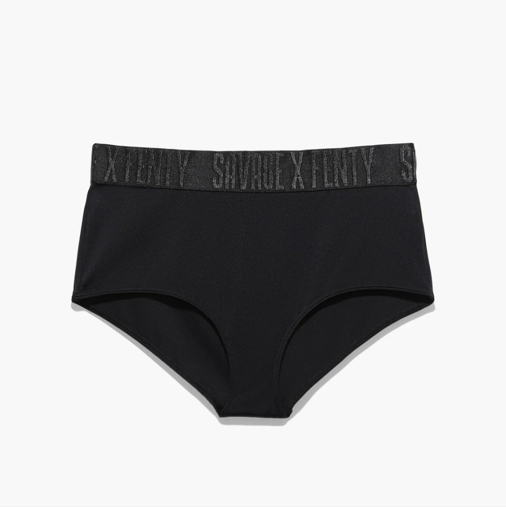 Savage x Fenty Forever Savage Booty Short- Black Caviar- 3X